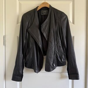 Lucky Brand Women's Black Leather Jacket